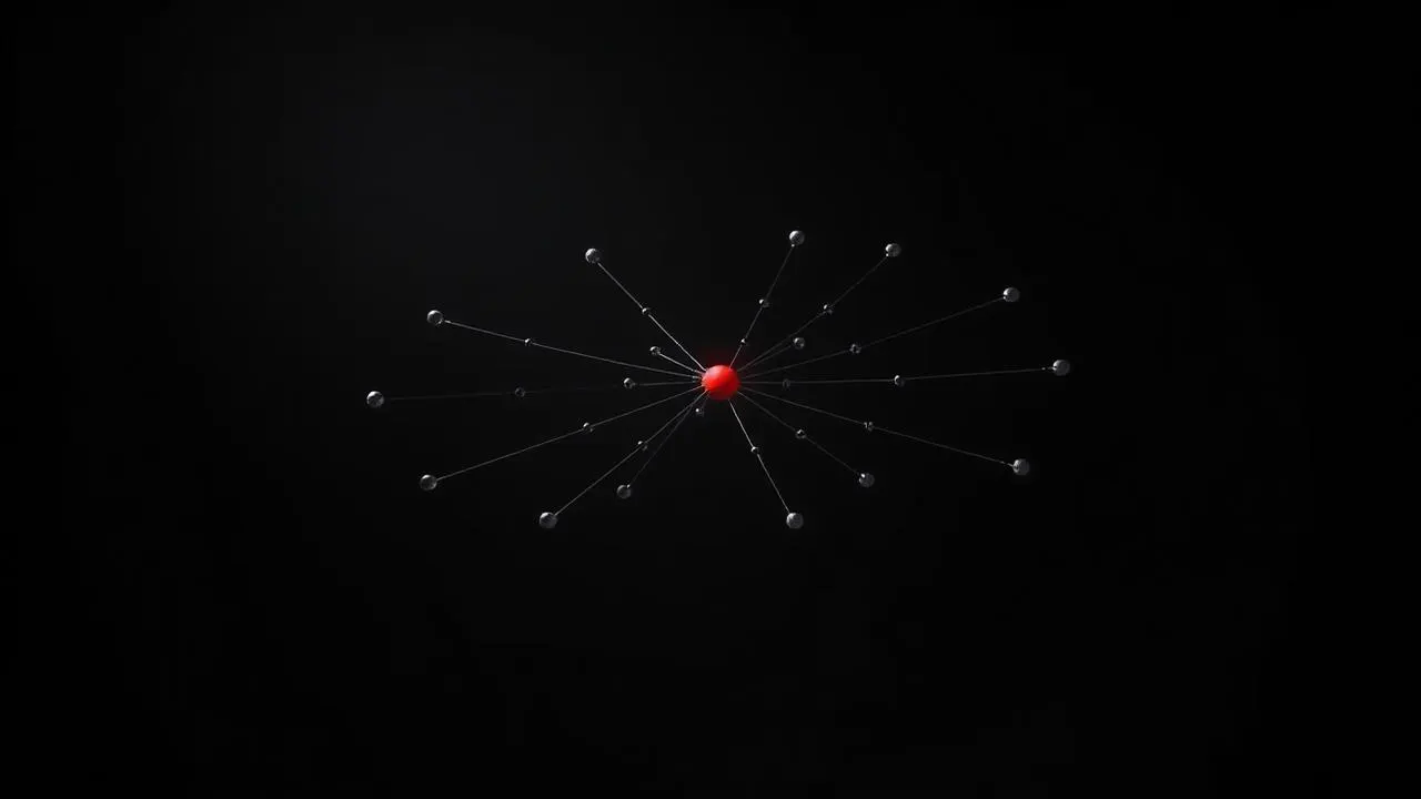 Siatka powiązań między danymi, motyw kursu OSINT